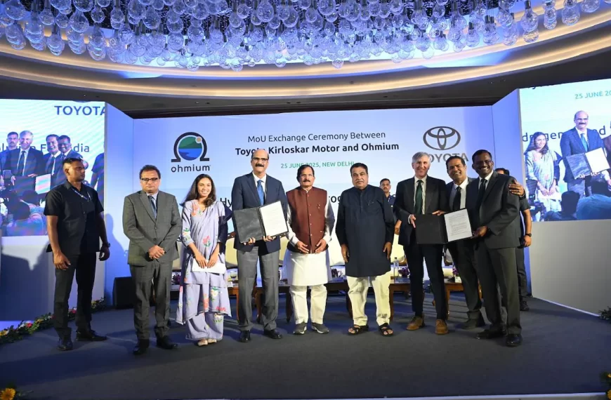 🔋🌿 Toyota & Ohmium Join Forces to Power India’s Green Hydrogen Future Beyond Mobility! 🚘⚡