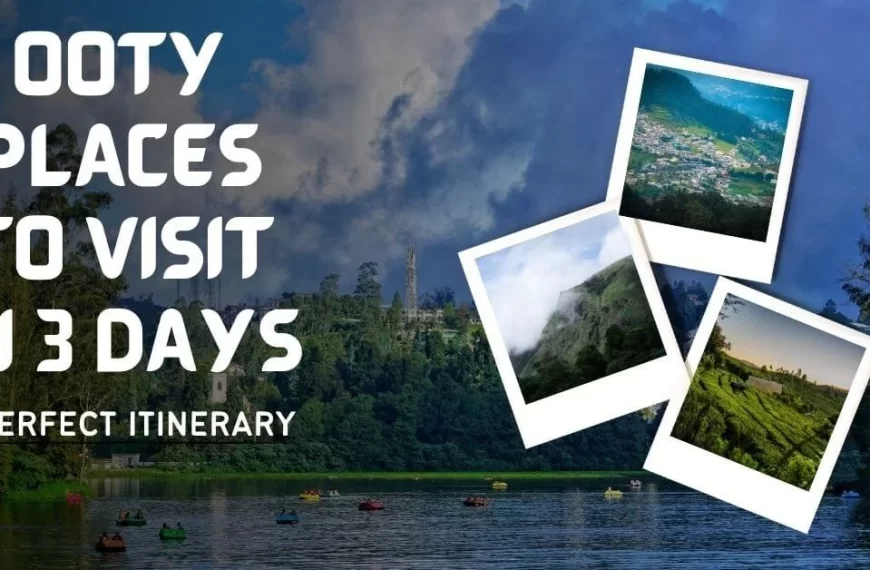 🌿🚂 3-Day Ooty Itinerary: Lakes, Tea & Misty Hills 🌄🍵✨